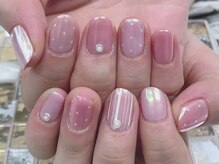 ネイルエルーシェ 立川店(Nail Ercher)/柄×柄ネイル