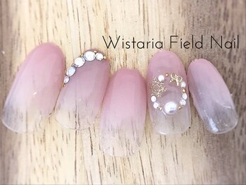 ウィスタリアフィールドネイル MONAD店(WISTARIA FIELD)/雪の結晶 冬アート