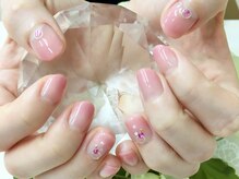 プルミエ ネイル(Premier Nail)/春♪ふんわりピンクグラデ