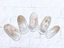 アルセア 上野御徒町店(Alcea)/ニュアンス　金箔　クリア