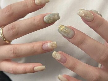 アイネイルズ 天神今泉店(I-nails)/【misa.s】ノスタルジックネイル