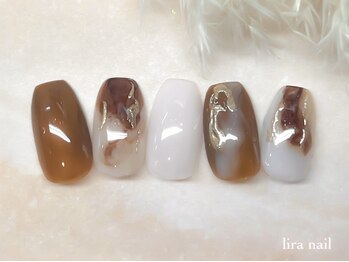 カフェラテネイル/パラジェル