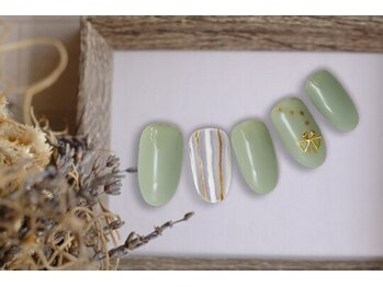 ファストネイル 広島駅前店(FAST NAIL)/ニュアンス 春ネイル 【11856】