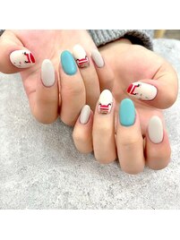 クリスマスネイル
