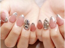 ネイルルームヴォーグ(Nail Room VOGUE.)/ガラスフレンチ