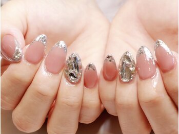 ネイルルームヴォーグ(Nail Room VOGUE.)/ガラスフレンチ