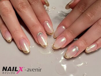ネイリックス アヴェニール(NAILX avenir)/オーロラ+ニュアンスミラー