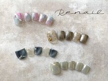 リーネイル 薬院店(Re.nail)/フット定額デザイン 6500円♪