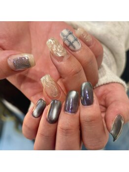 アンネ 千葉中央店(ANNE)/grayish blue nuance