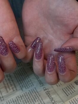 ブリスネイル 名護店(Bliss.nail)/長さだしマグネットワンカラー