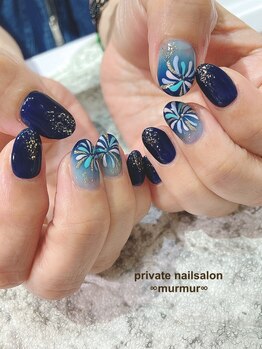 プライベート ネイルサロン マーマ(murmur)/花火ネイル