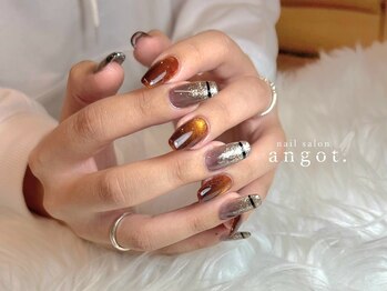 アンガット(angot.)/奥行きマグネットアートネイル