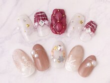 モアニ ヒロオ 渋谷店(MOANI Hiroo)/キルティングクリスマスネイル☆