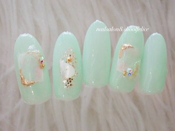 フェリーチェ(nail salon&school felice)/プラチナコース¥9240