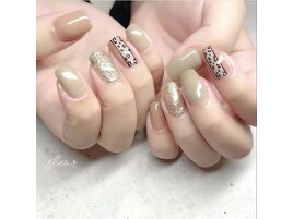 ヒョウ柄ネイル