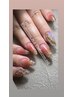 【細く見える!美爪hand】10本長さ出し13,200円!【ストーン20粒無料/off無料】
