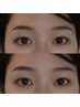 yui限定　ラッシュリフト（上）＋ブロウリフト