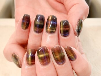 マグネット*チェックネイル♪