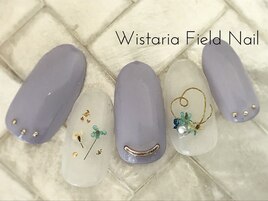 ドライフラワー　ワイヤーアート