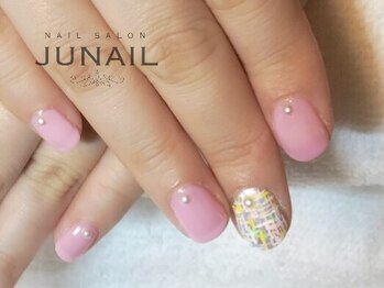 ネイルサロン ジュネイル(NAIL SALON JUNAIL)/パステルツイード