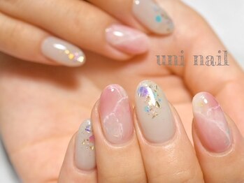 ユニネイル(uninail)/大理石ネイル