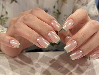 アイネイルズ 梅田店(I nails)/シンプルフレンチ
