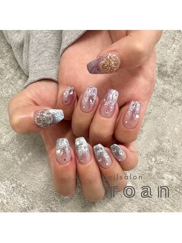 ロアンネイル(roan nail)/きらきらグラデーション