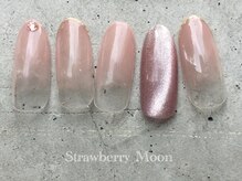 サロンストロベリームーン(Salon Strawberry Moon)/マグネットネイル　￥6980
