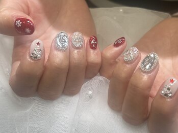 ジョアネイル(JOA Nail)/冬/クリスマス/雪の結晶/ツリー
