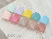 アンダーフェリス(UNDER feliz)/フットワンカラー春カラー追加♪