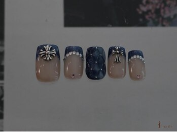 アイネイルズ 横浜WEST店(I-nails)/デニムフレンチ11500円