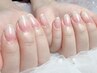 【クリアジェル】自爪を守る♪ナチュラル仕上げ ¥4000/自店付け替えオフ無料