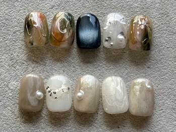 エールルーム 中目黒(aileroom)/ニュアンスカラー×ホロパール