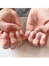 ハーティーネイル 自由が丘南口店(heartynail)/ホワイトグラデーションネイル