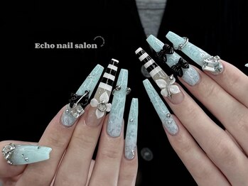 エコー 渋谷(Echo)の写真/【センスと技術が光る指先に☆】ずっと付替オフ無料!毎回丁寧なケア付き◎あなただけの贅沢ネイルアート♪