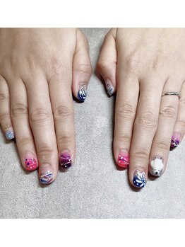 ヨーヨーシロクマネイル