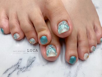ネイルアトリエルカ(nail atelier LUCA)/M-360 大人人魚のしっぽネイル