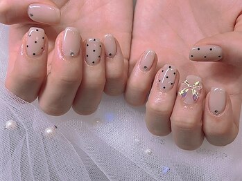 エムヨンネイル(emu4nail)の写真/【平尾駅徒歩5分】フォルムや仕上がりにこだわり、シンプルなデザインなのにどこか目を惹く美しい指先に♪