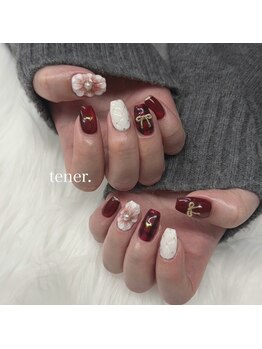 テネル 横浜(tener)/ボルドーフラワー