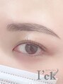 アイック 船橋店(I’ck)&nbsp;並行アーチ眉毛［アイブロウ/眉毛/眉毛サロン/眉毛WAX/船橋］