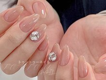 トゥートゥー(TOUTOU)/ベージュxダイヤモンド