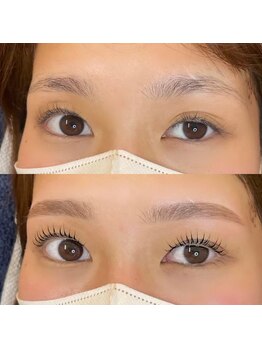 ロレインブロウ 上大岡駅前店/まつ毛パーマ＋眉毛WAX