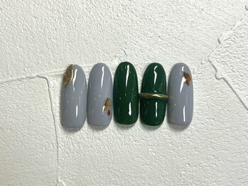 トータルビューティー パッション 茨木(Total Beauty Passion)/アクセントゴールドネイル