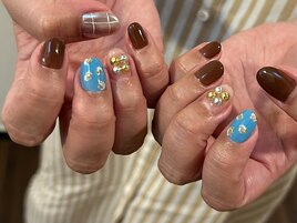 brown / 5本アート