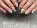 小花ネイル