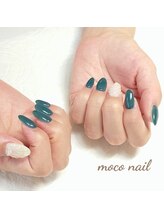 モコネイル(moco nail)/☆ワンカラー2本アート☆