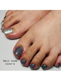 フット Flash/ラメ