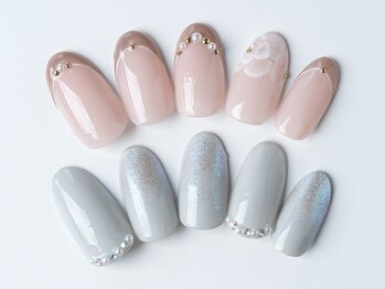 ネイルルームリノ(nail room Rino)の写真/お得に可愛くネイルが出来るクーポンございます♪ハンドワンカラーコース　￥４５００→￥４０００