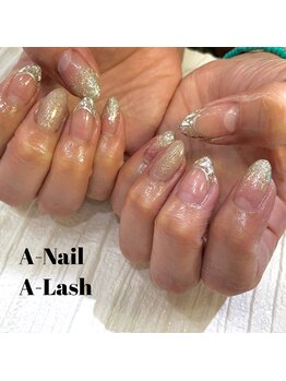 エーネイル エーラッシュ(A-NAIL A-LASH)/定額ハンドネイル【倉敷】