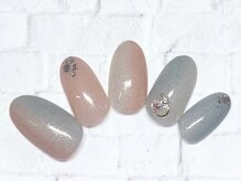 アルセア 上野御徒町店(Alcea)/縦グラデ　キラキラ　タイダイ